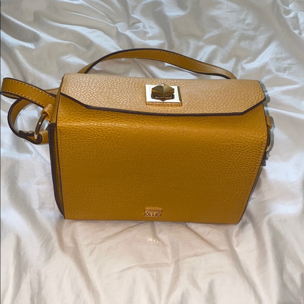 Mustard yellow handbag